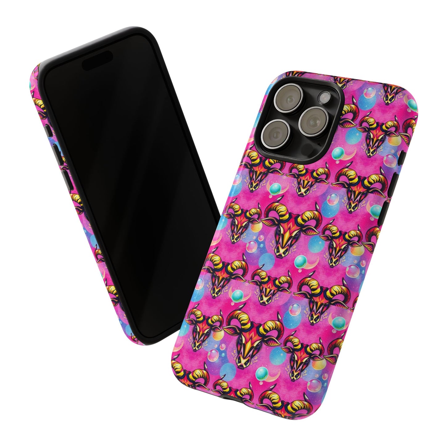 Tough Cases, Taurus, Zodiac, Bubble Pattern
