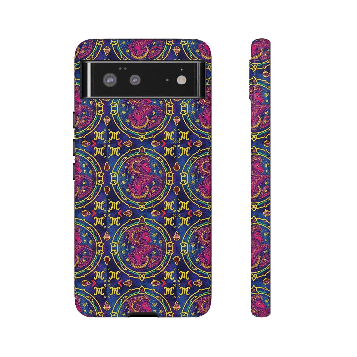 Tough Cases, Capricorn, Zodiac, Metal Pattern
