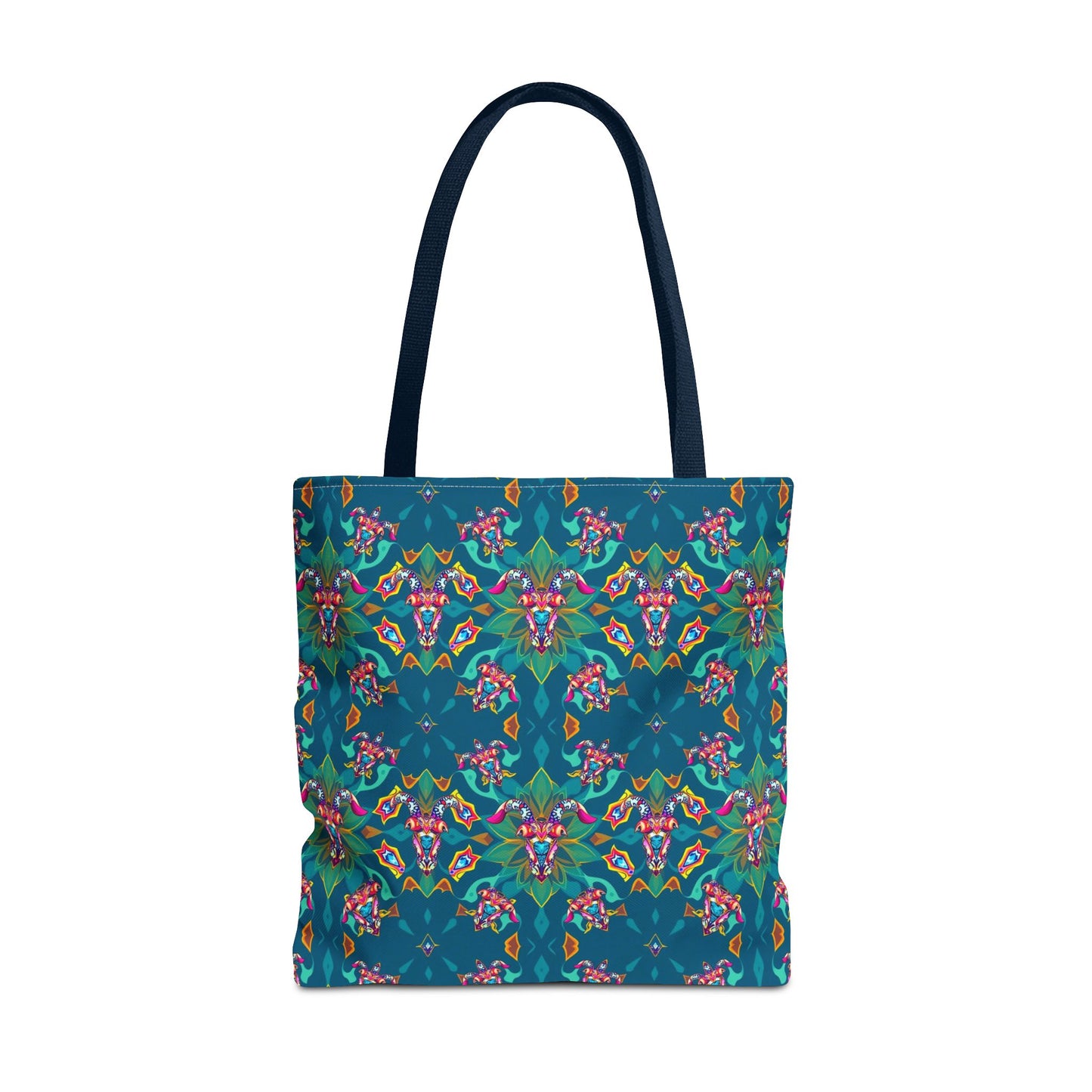 Tote Bag (AOP), Taurus, Zodiac v1, Jewel Pattern