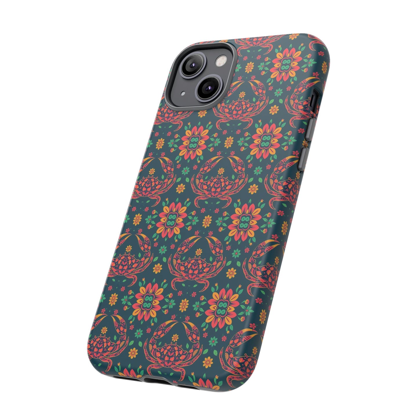 Tough Cases, Cancer, Zodiac v4, Flower Pattern