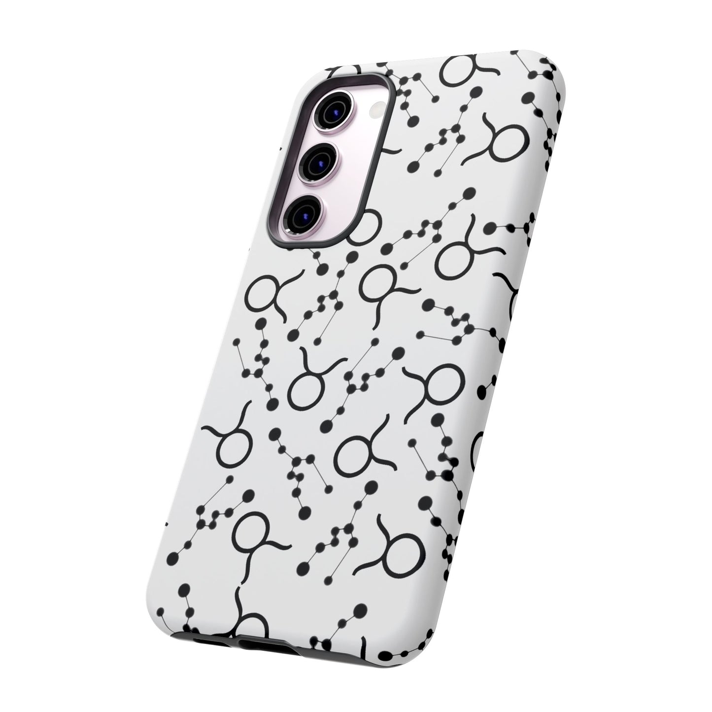 Tough Cases with the Taurus Zodiac sign for iPhone, Samsung Galaxy, and Google Pixel devices