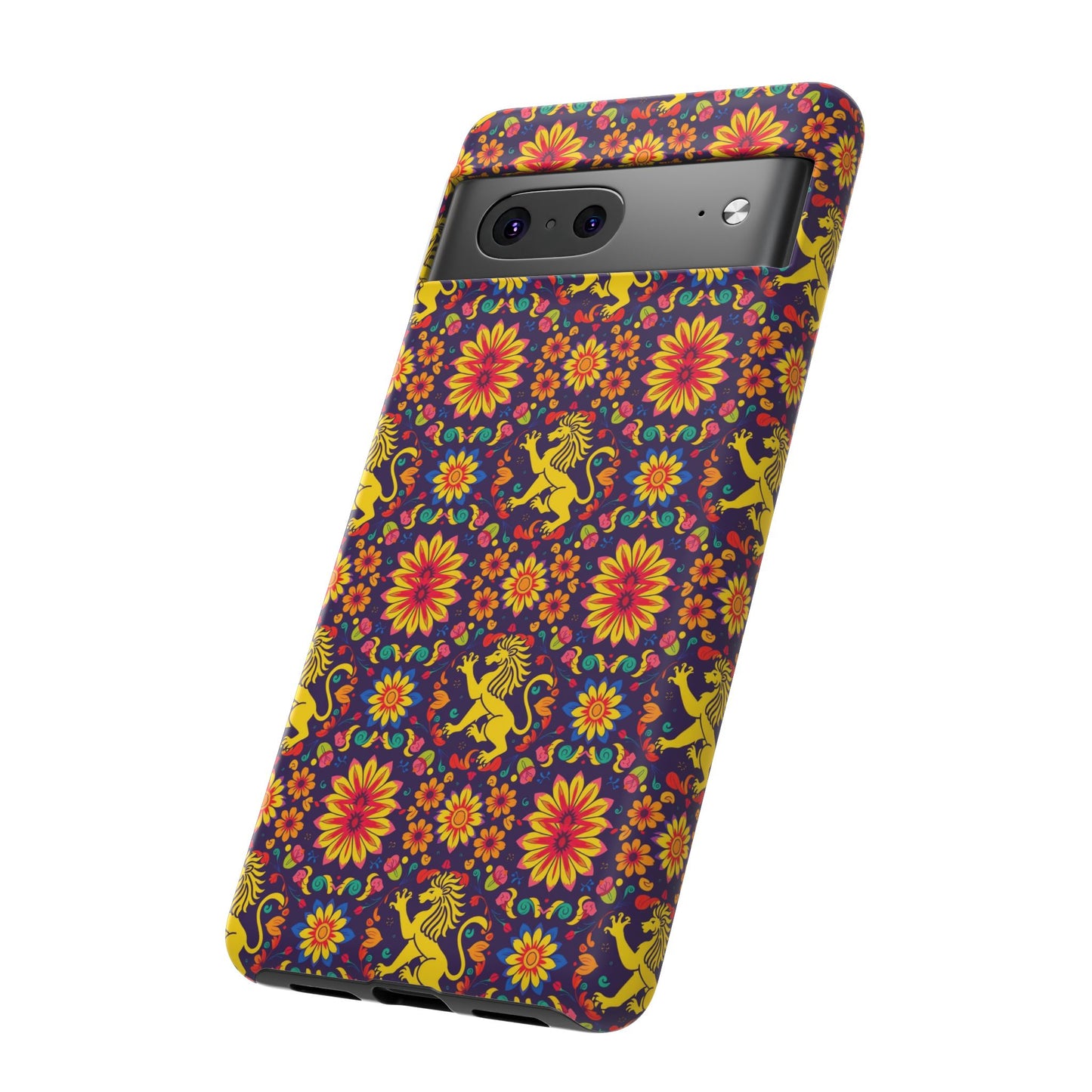 Tough Cases, Leo, Zodiac, Flower Pattern