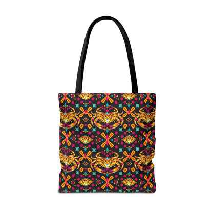 Tote Bag (AOP), Cancer, Zodiac v1, Jewel Pattern