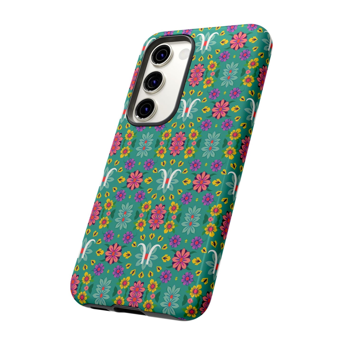 Tough Cases, Aquarius, Zodiac v4, Flower Pattern