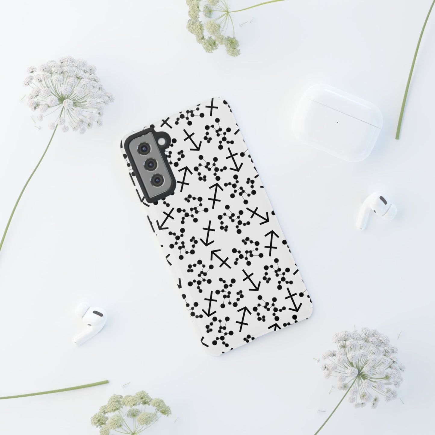Tough Cases with the Sagittarius Zodiac sign for iPhone, Samsung Galaxy, and Google Pixel devices