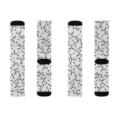 Zodiac Sublimation Socks Aries Zodiac sign