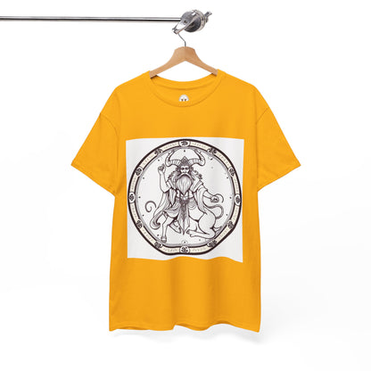 Unisex Heavy Cotton T-Shirt, Bull Centaur, Taurus Zodiac Design