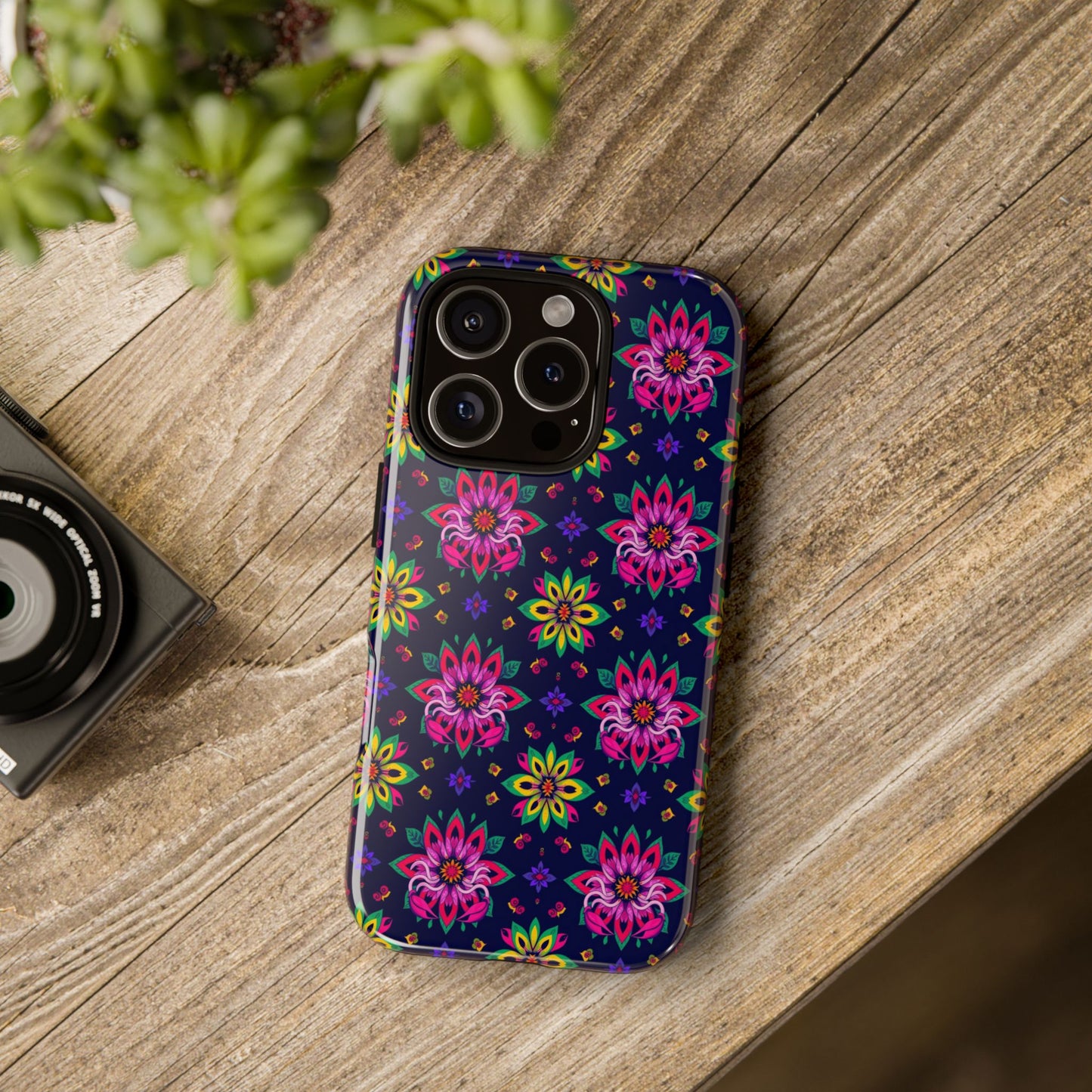 Tough Cases, Scorpio, Zodiac v4, Flower Pattern