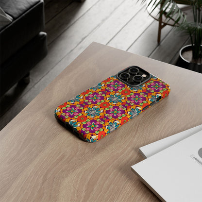 Tough Cases, Scorpio, Zodiac v3, Flower Pattern