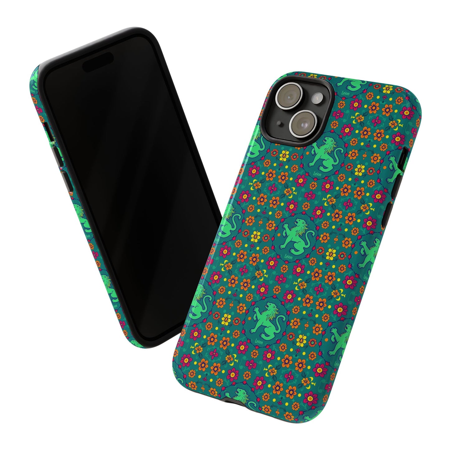 Tough Cases, Leo, Zodiac v3, Flower Pattern