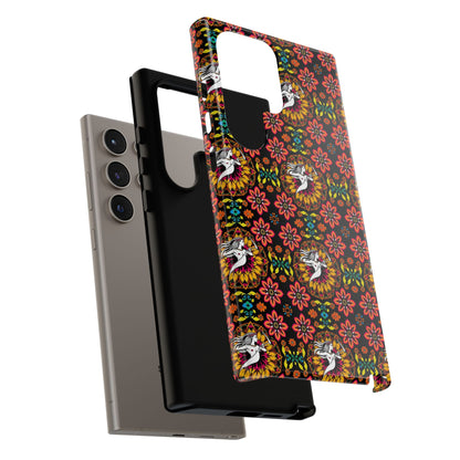 Tough Cases, Sagittarius, Zodiac v2, Flower Pattern