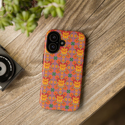 Tough Cases, Aries, Zodiac v1, Flower Pattern