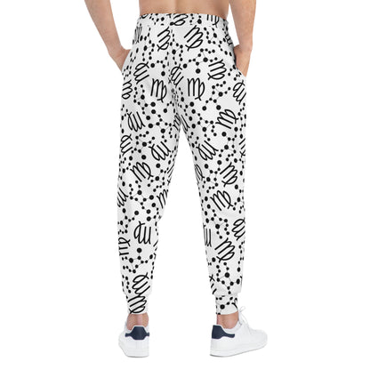 Athletic Joggers Virgo Zodiac sign (AOP)
