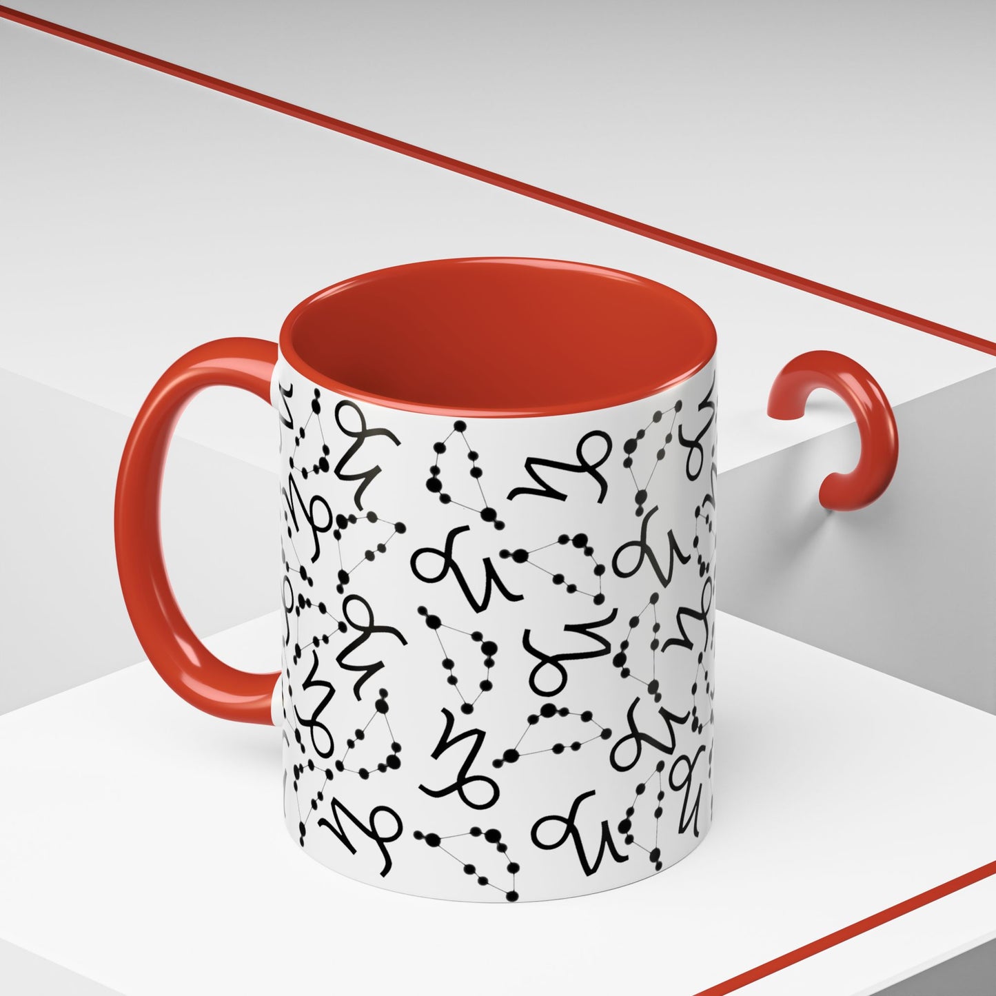 Accent Coffee Mug with the Capricorn sign (11, 15oz)