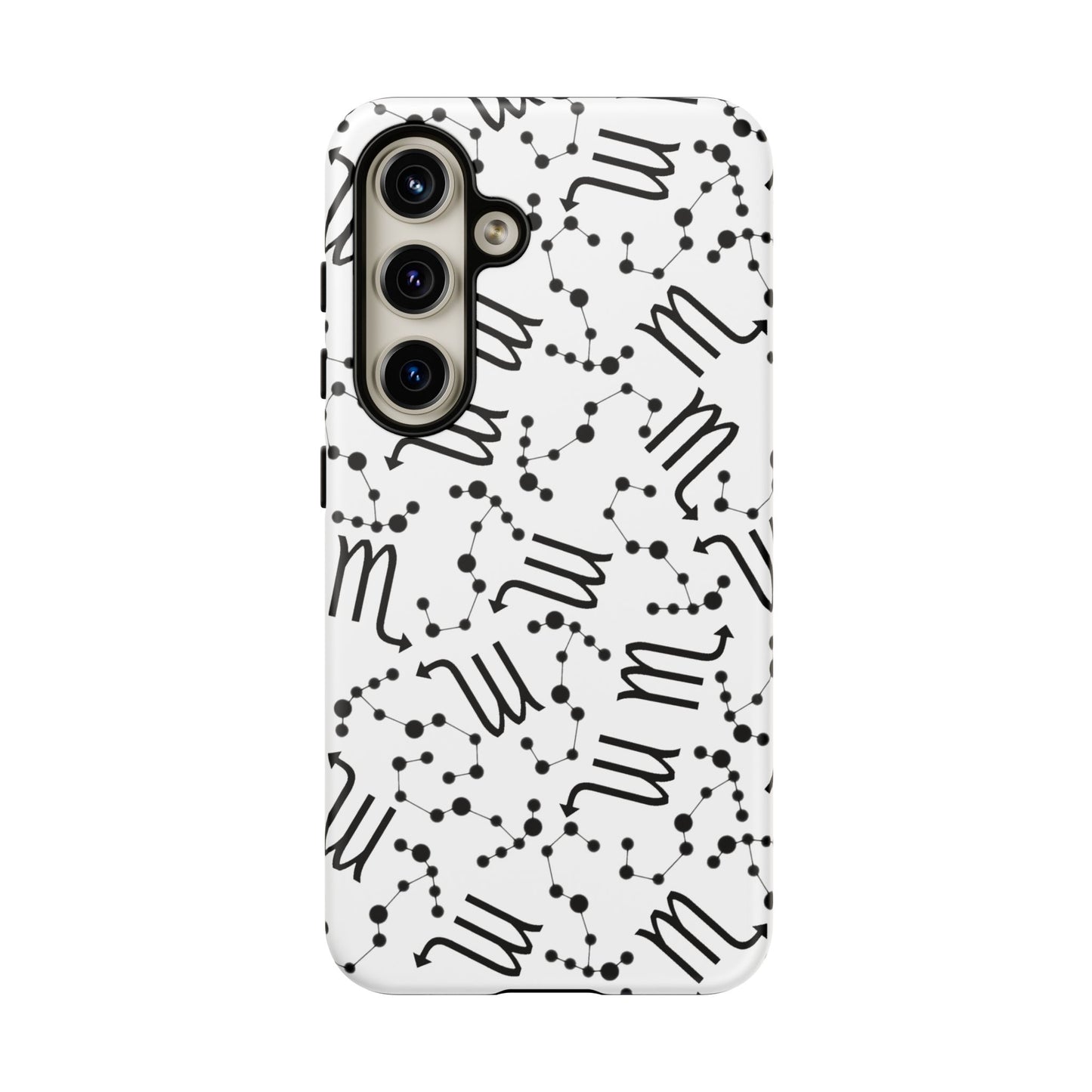 Tough Cases with the Scorpio Zodiac sign for iPhone, Samsung Galaxy, and Google Pixel devices