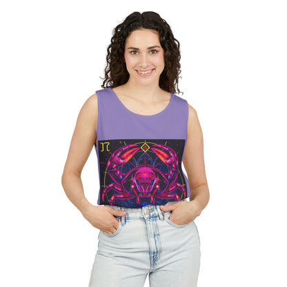 Unisex Garment-Dyed, Tank Top, Cancer, Pop Art, 100% US cotton