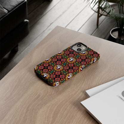 Tough Cases, Sagittarius, Zodiac v2, Flower Pattern