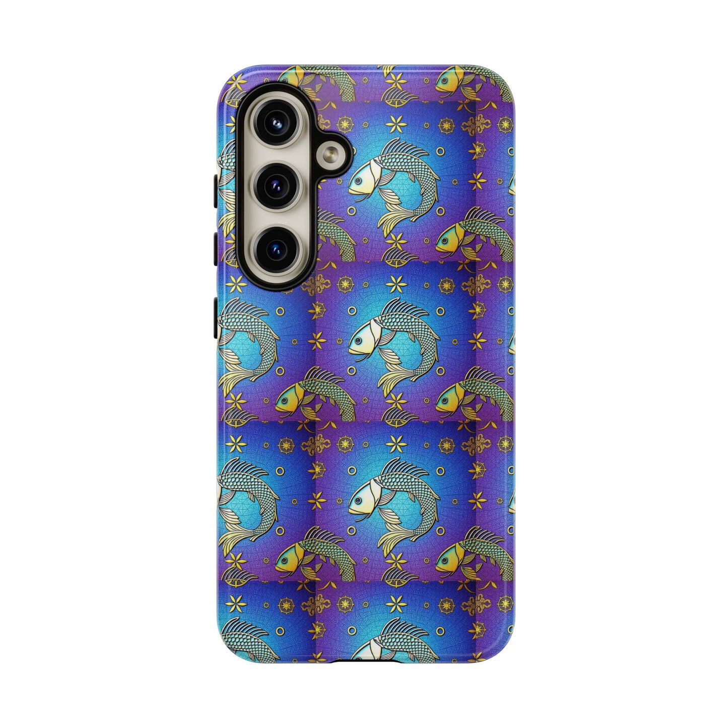 Tough Cases, Pisces, Zodiac v2, Metal Pattern