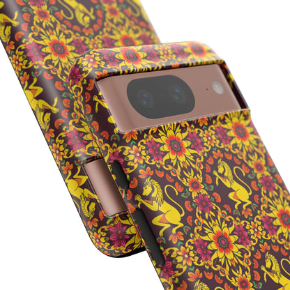 Tough Cases, Virgo, Zodiac v1, Flower Pattern