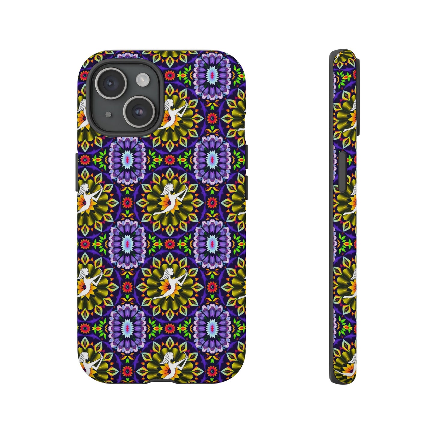 Tough Cases, Sagittarius, Zodiac v1, Flower Pattern