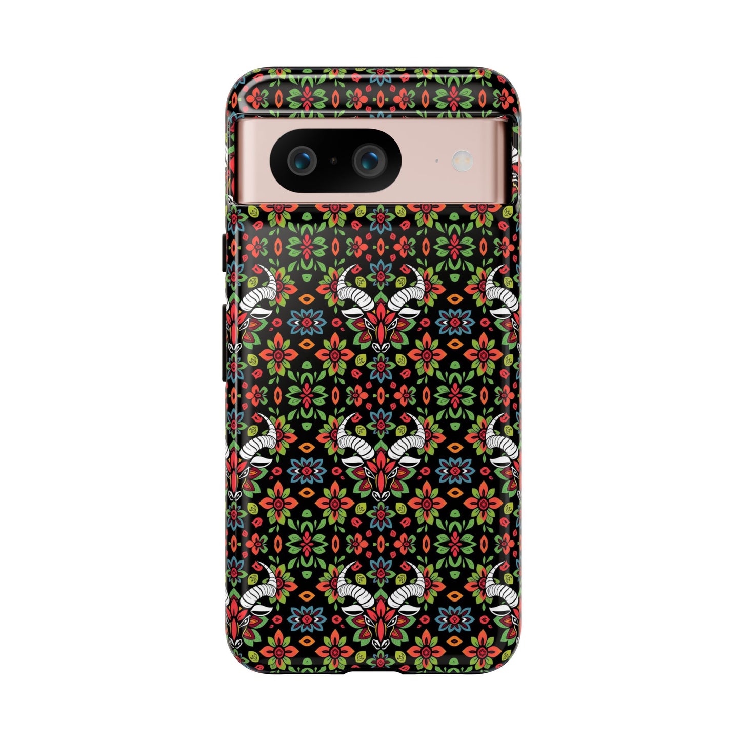 Tough Cases, Taurus, Zodiac v2, Flower Pattern