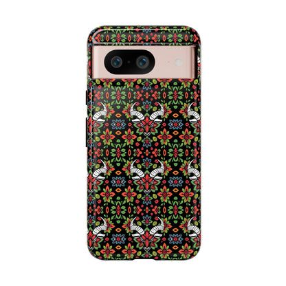 Tough Cases, Taurus, Zodiac v2, Flower Pattern