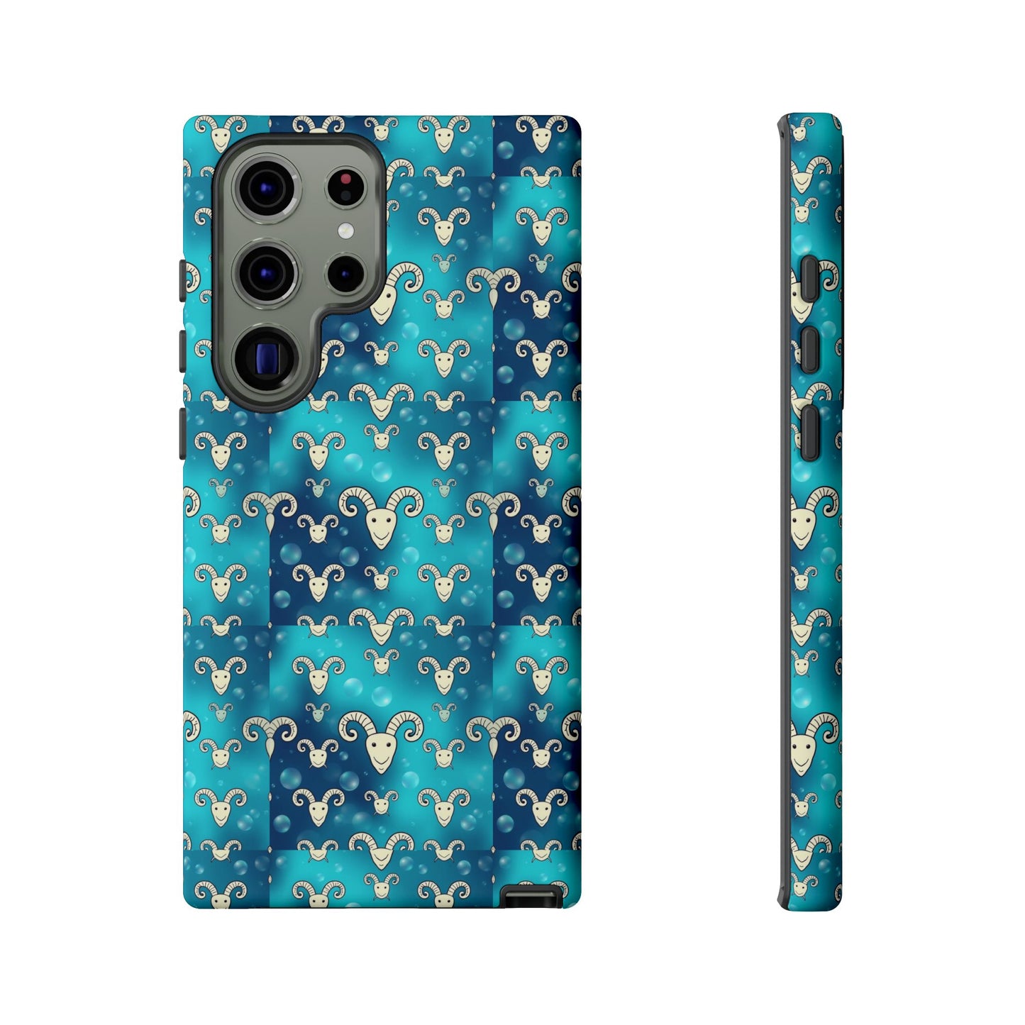 Tough Cases, Aries, Zodiac v1, Bubble Pattern