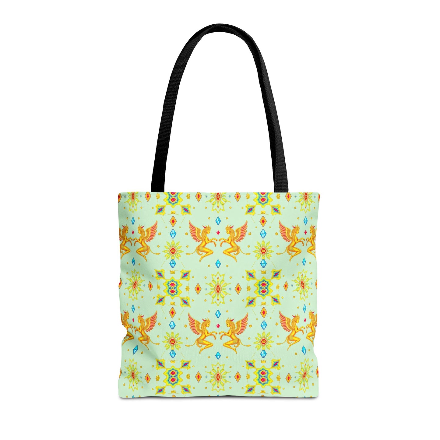 Tote Bag (AOP), Gemini, Zodiac v1, Jewel Pattern