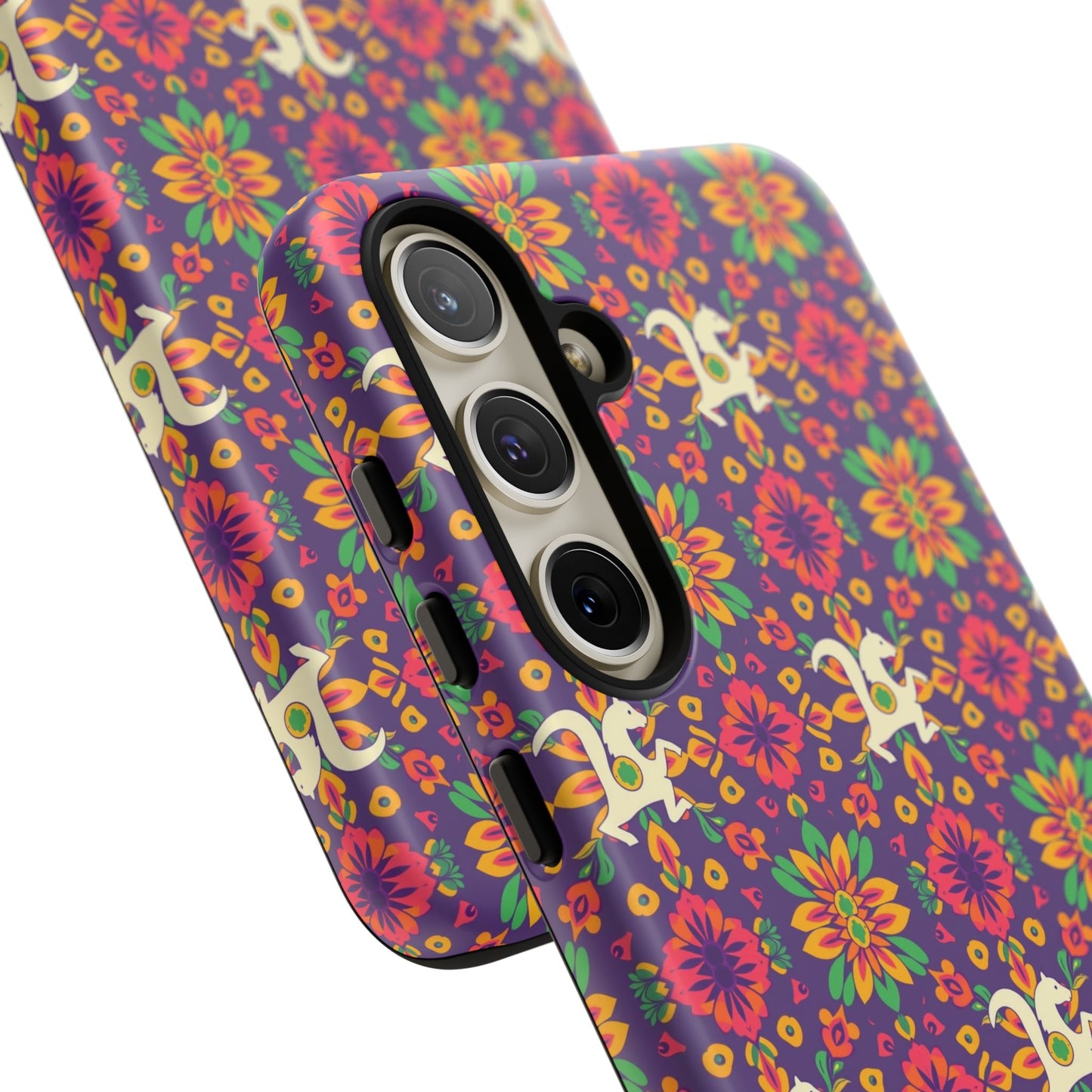 Tough Cases, Aquarius, Zodiac v1, Flower Pattern