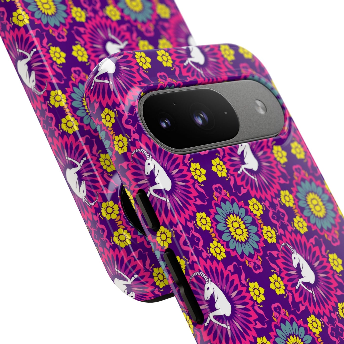 Tough Cases, Capricorn, Zodiac, Flower Pattern