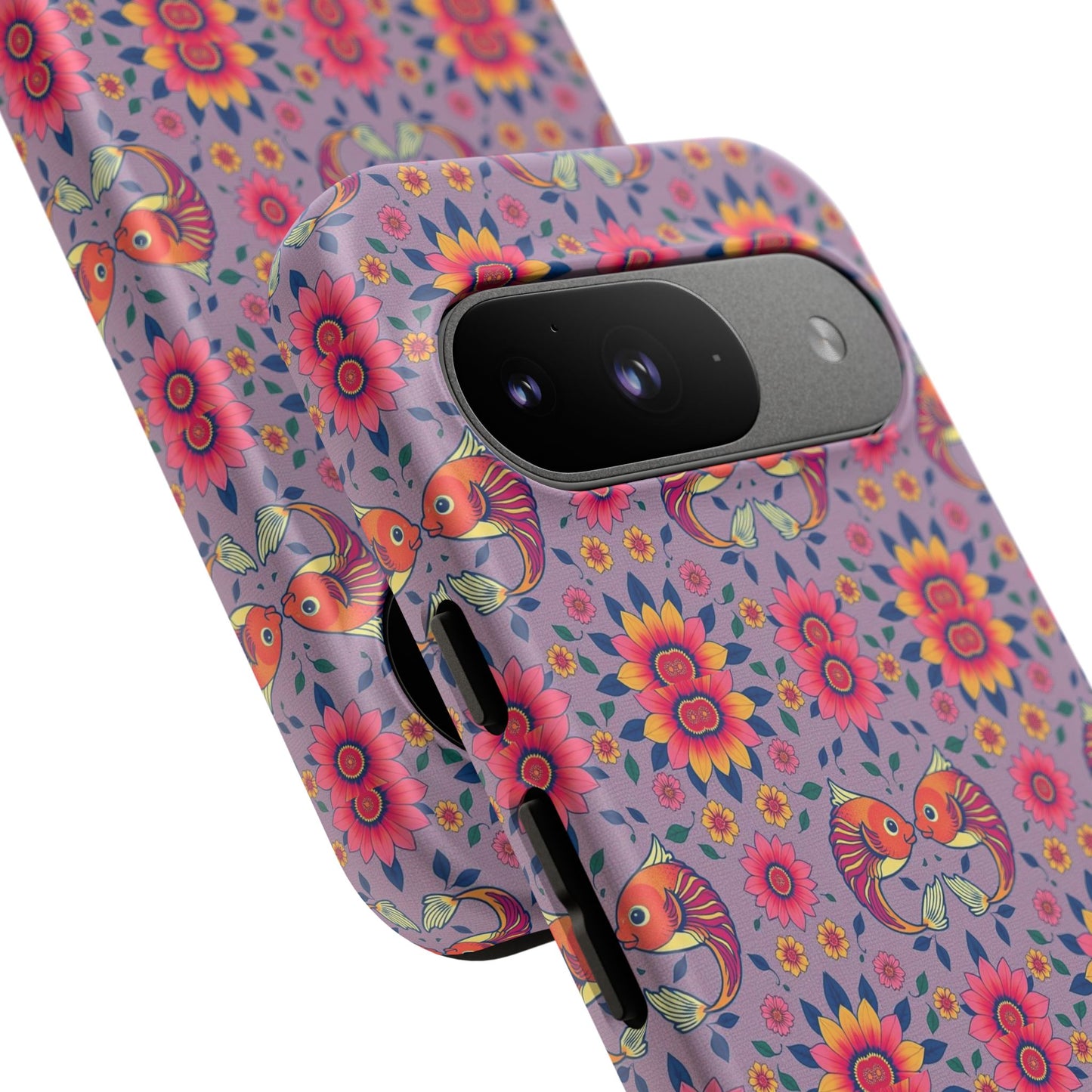 Tough Cases, Pisces, Zodiac v3, Flower Pattern