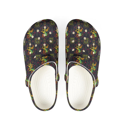 EVA Foam Rubber Shoes, (AOP), Virgo, Zodiac, Pattern