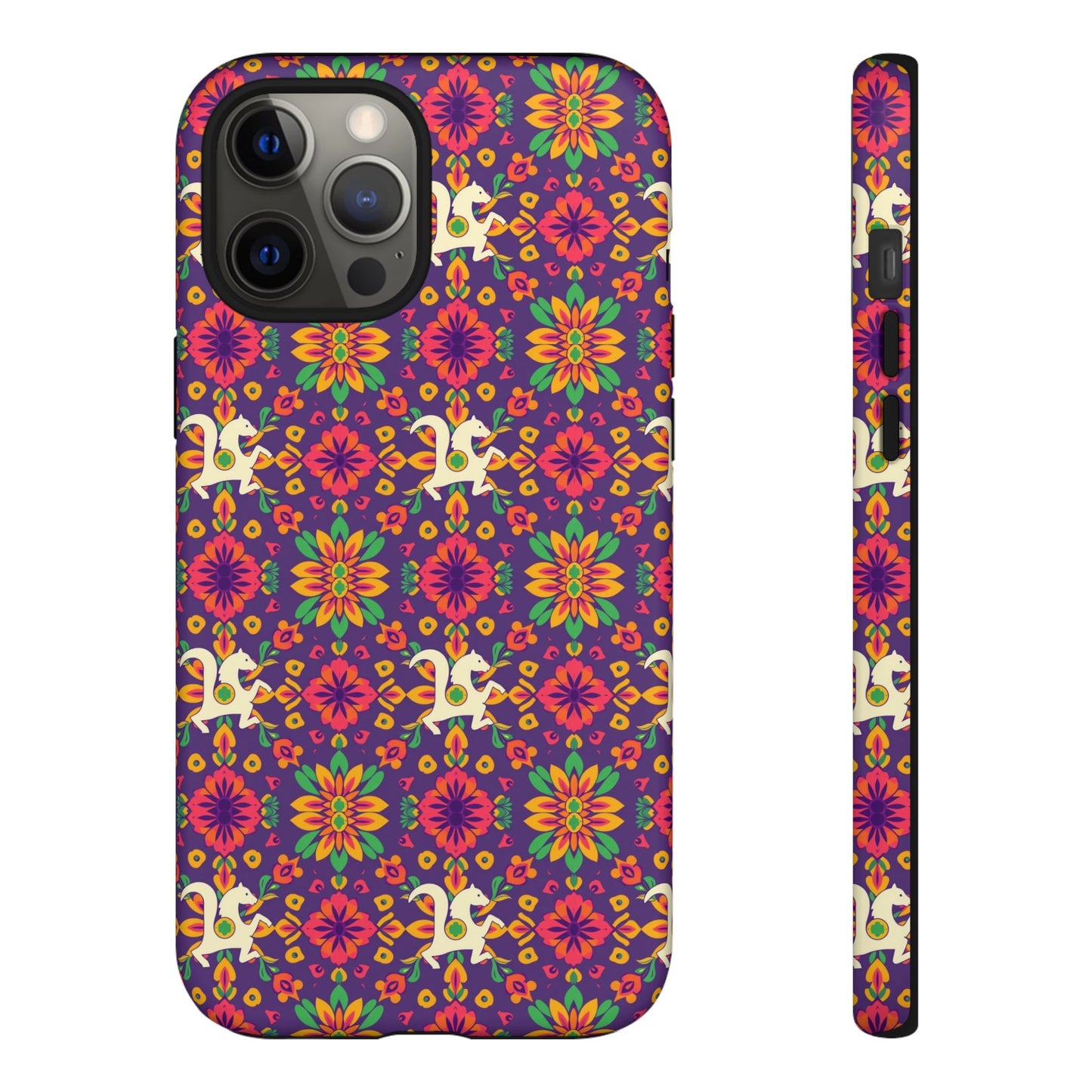 Tough Cases, Aquarius, Zodiac v1, Flower Pattern