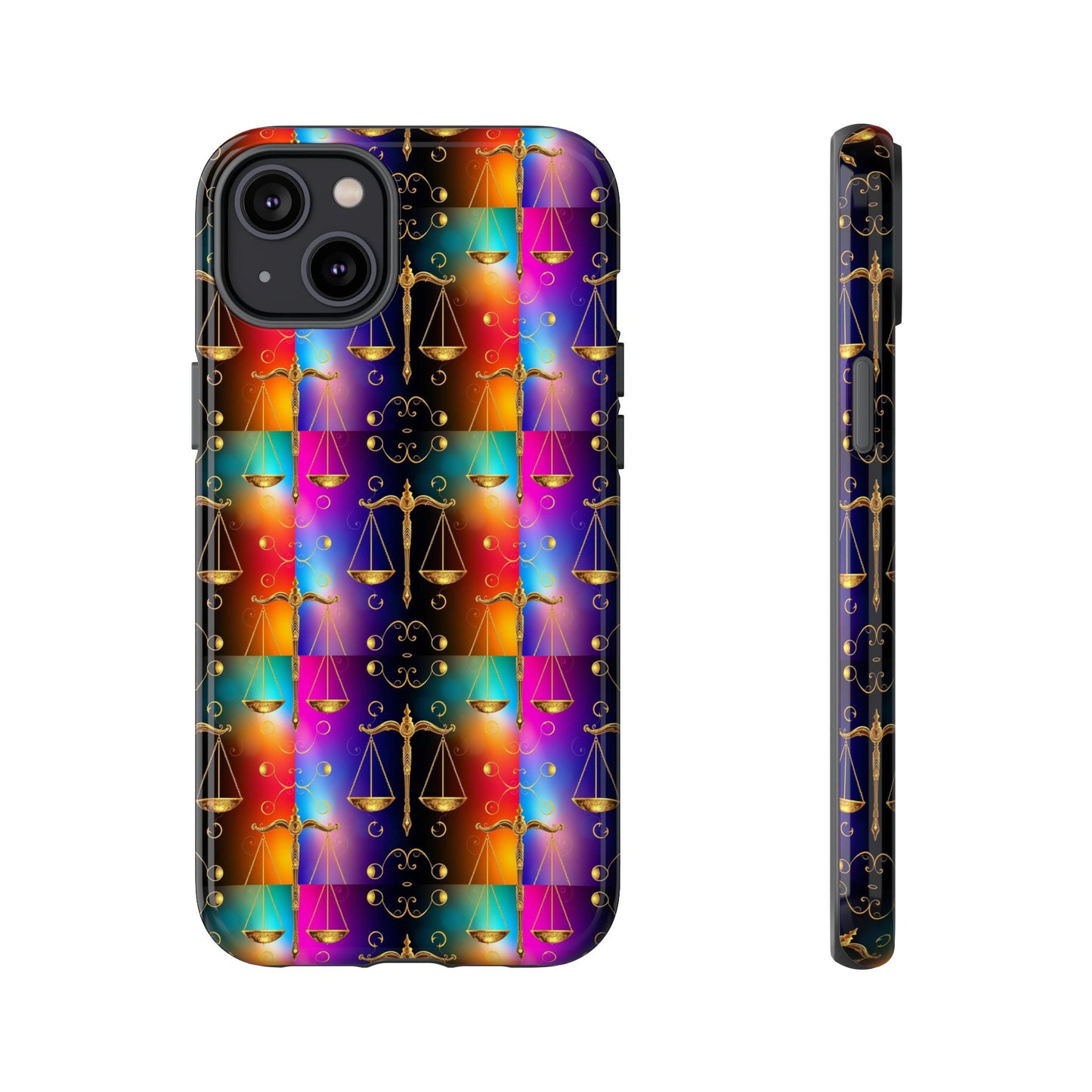 Tough Cases, Libra, Zodiac v1, Metal Pattern
