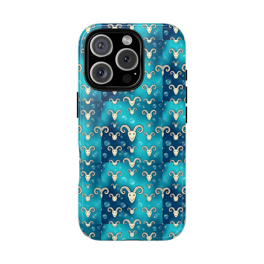 Tough Cases, Aries, Zodiac v1, Bubble Pattern