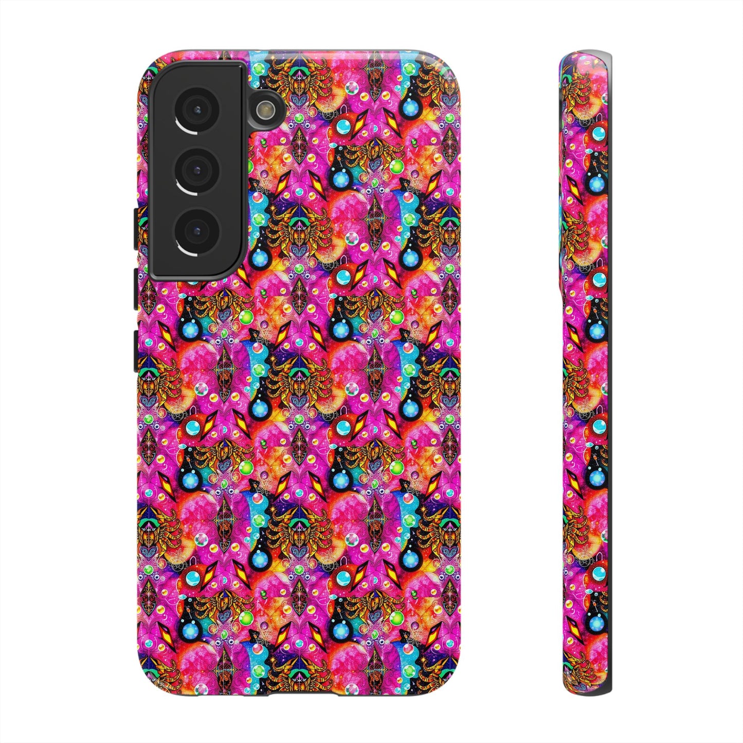 Tough Cases, Scorpio, Zodiac v1, Bubble Pattern