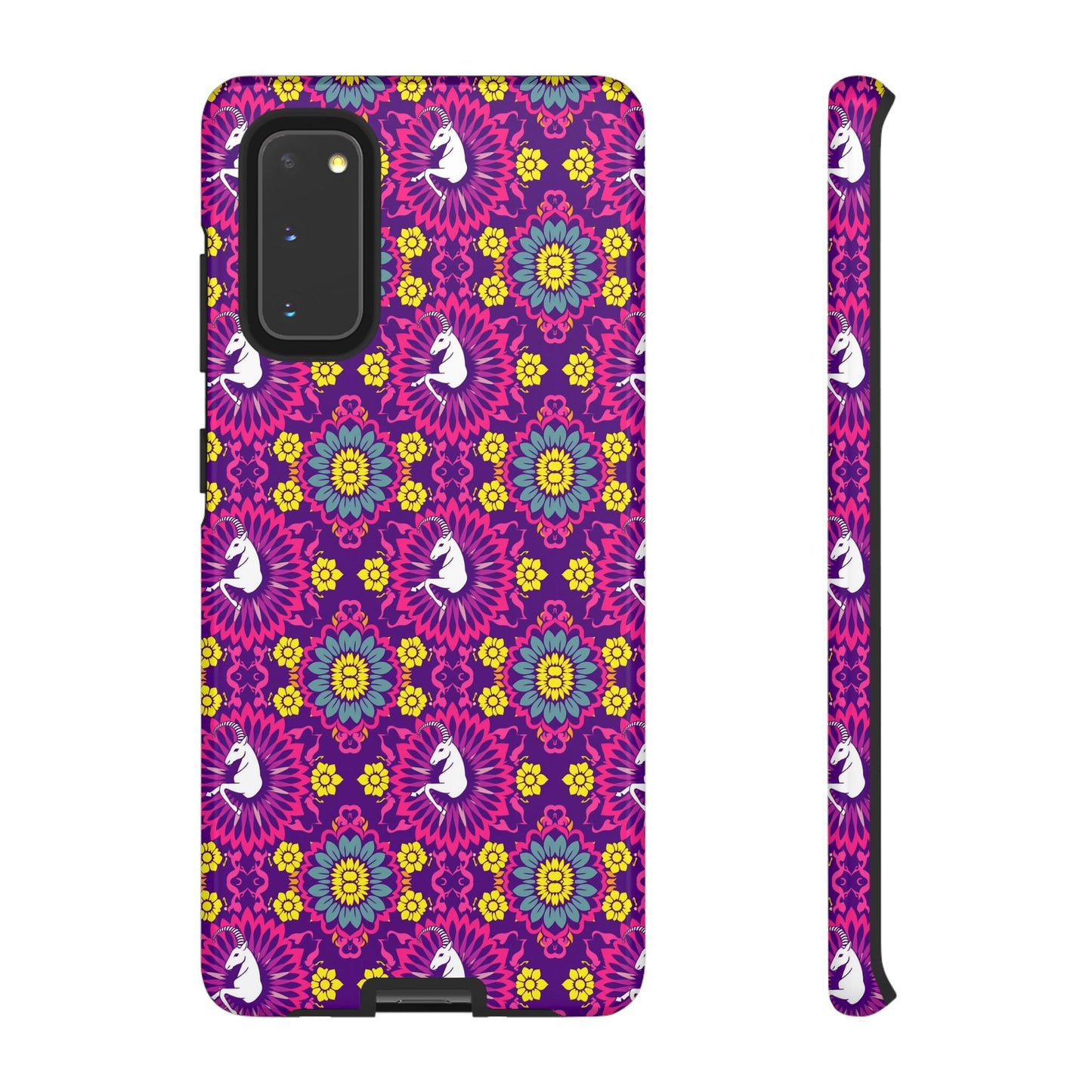 Tough Cases, Capricorn, Zodiac, Flower Pattern