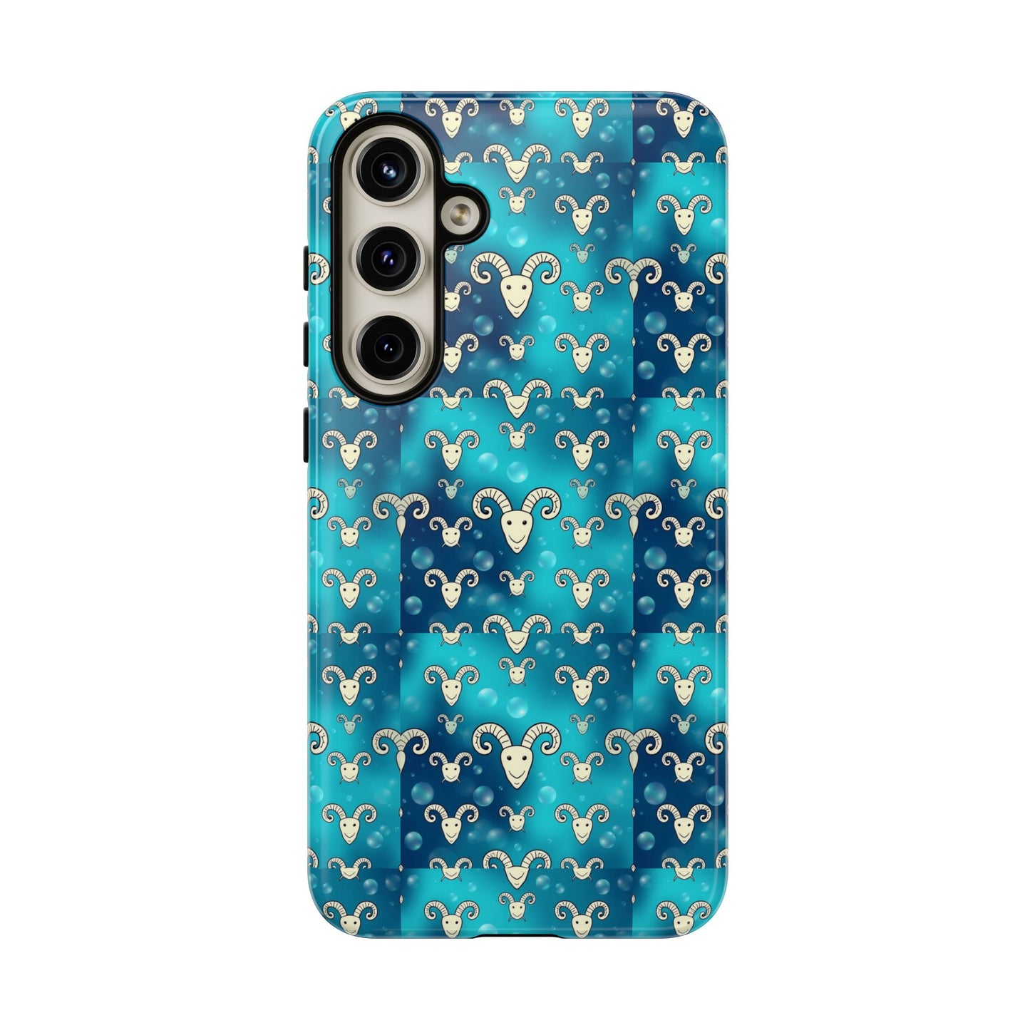 Tough Cases, Aries, Zodiac v1, Bubble Pattern