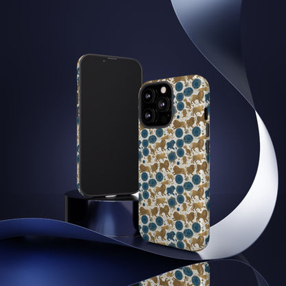 Tough Cases, Leo, Zodiac v2, Metal Pattern