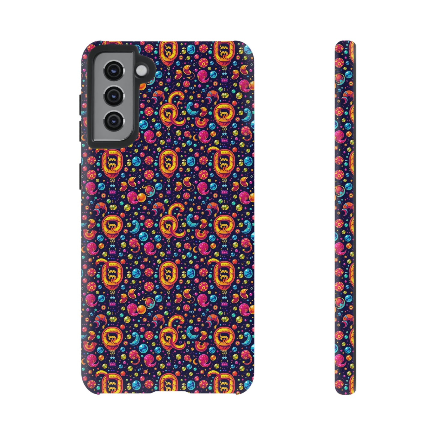 Tough Cases, Aquarius, Zodiac v1, Bubble Pattern