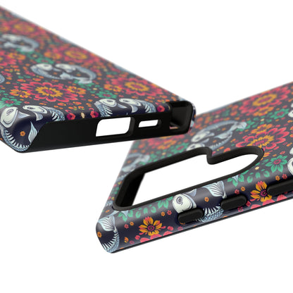 Tough Cases, Pisces, Zodiac v4, Flower Pattern