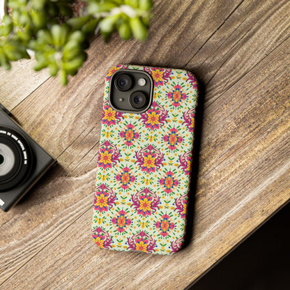 Tough Cases, Cancer, Zodiac v3, Flower Pattern
