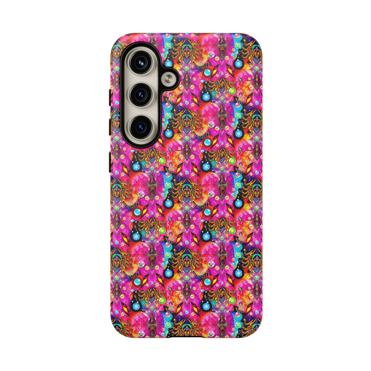 Tough Cases, Scorpio, Zodiac v1, Bubble Pattern