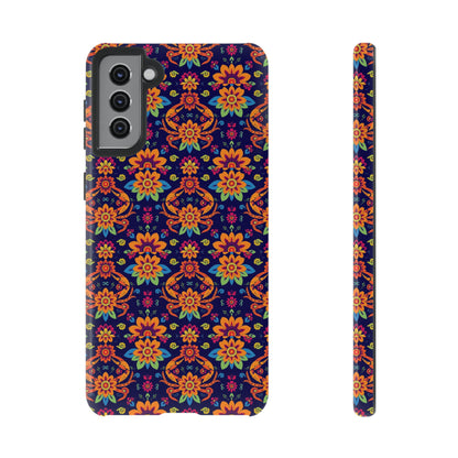 Tough Cases, Cancer, Zodiac, Flower Pattern