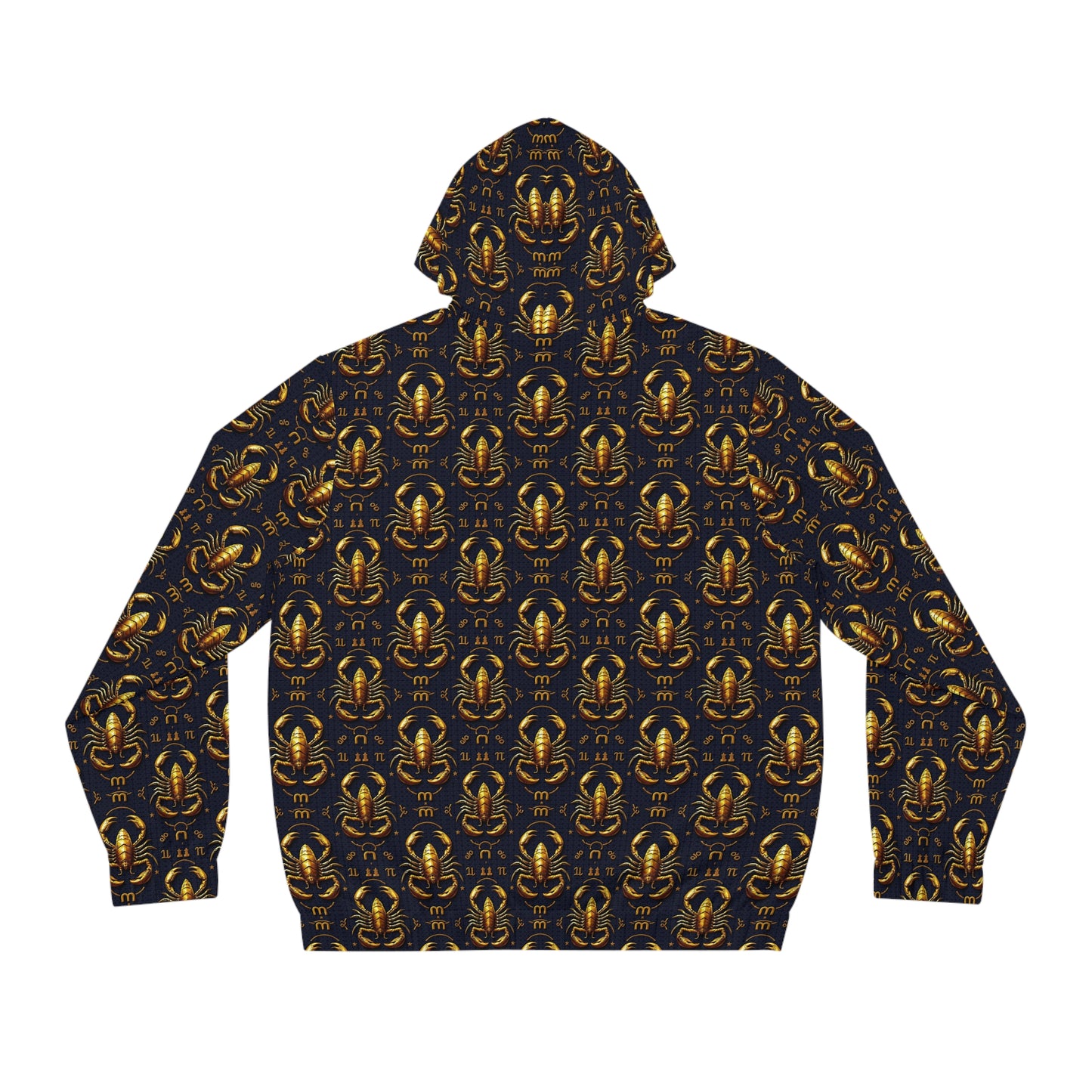 Full-Zip Hoodie (AOP), Scorpio, Zodiac v4, Pattern