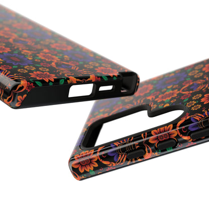 Tough Cases, Scorpio, Zodiac, Flower Pattern
