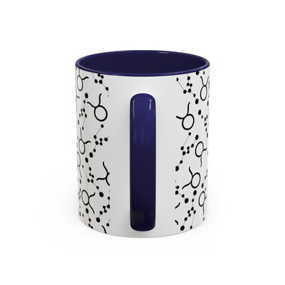 Accent Coffee Mug with the Taurus Zodiac sign (11, 15oz)