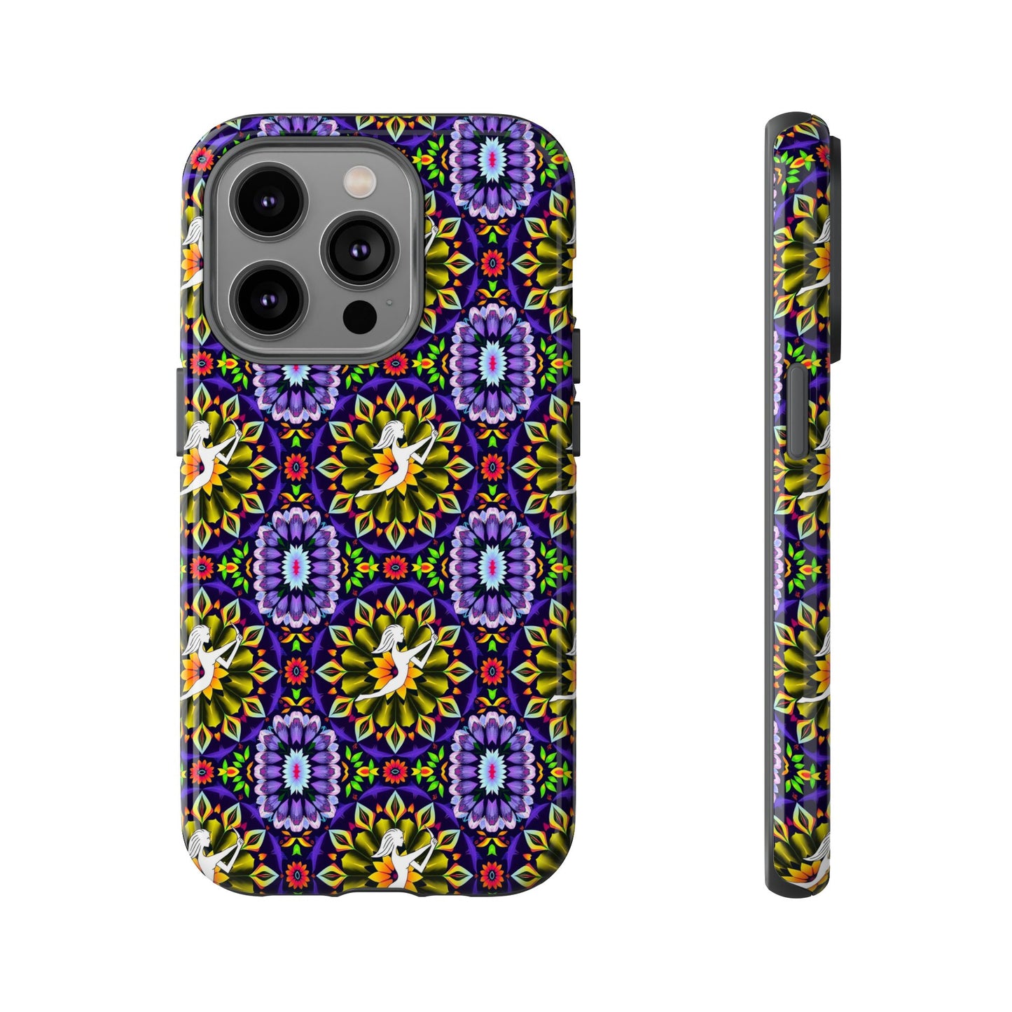 Tough Cases, Sagittarius, Zodiac v1, Flower Pattern