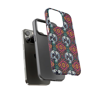 Tough Cases, Pisces, Zodiac v4, Flower Pattern