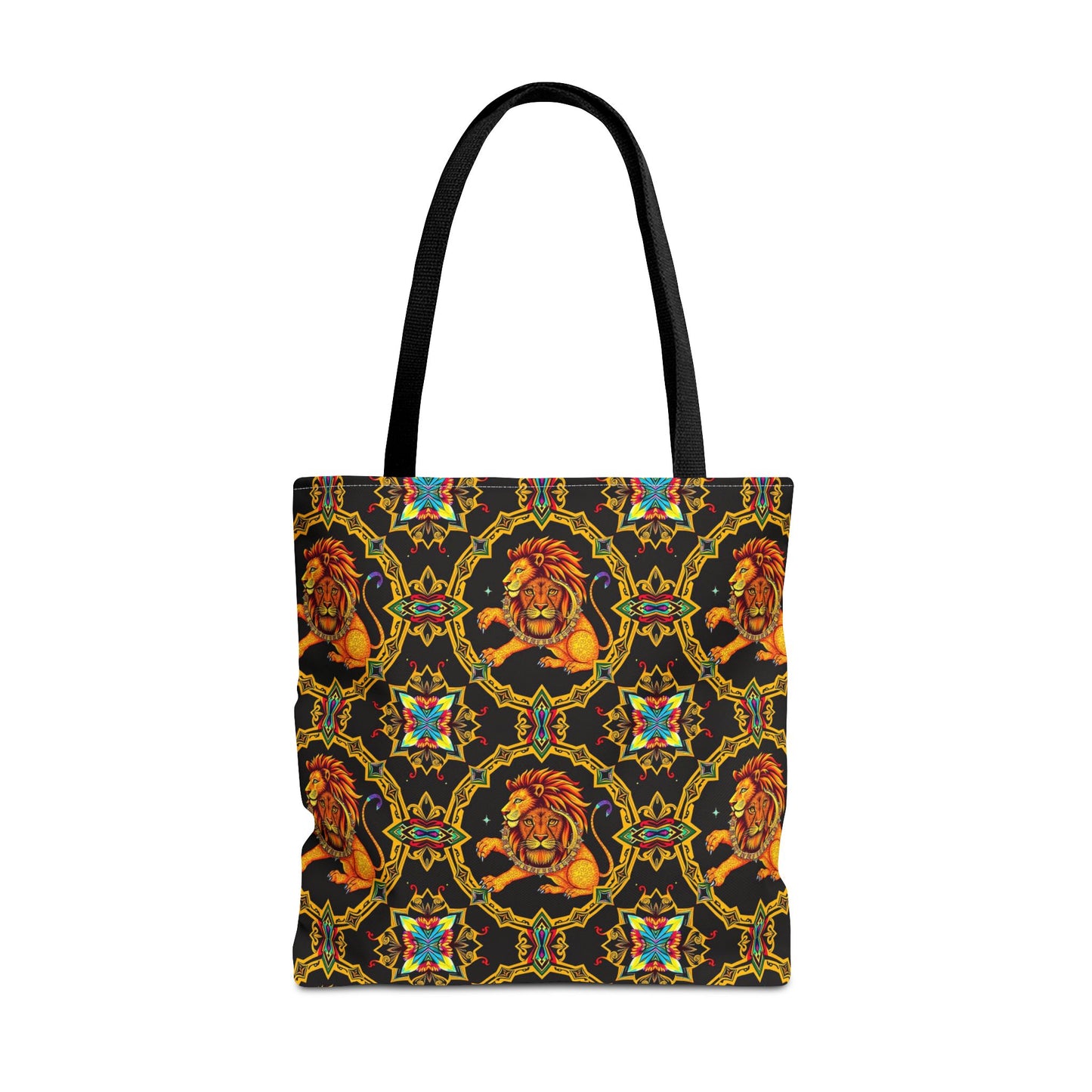 Tote Bag (AOP), Leo, Zodiac, Jewel Pattern